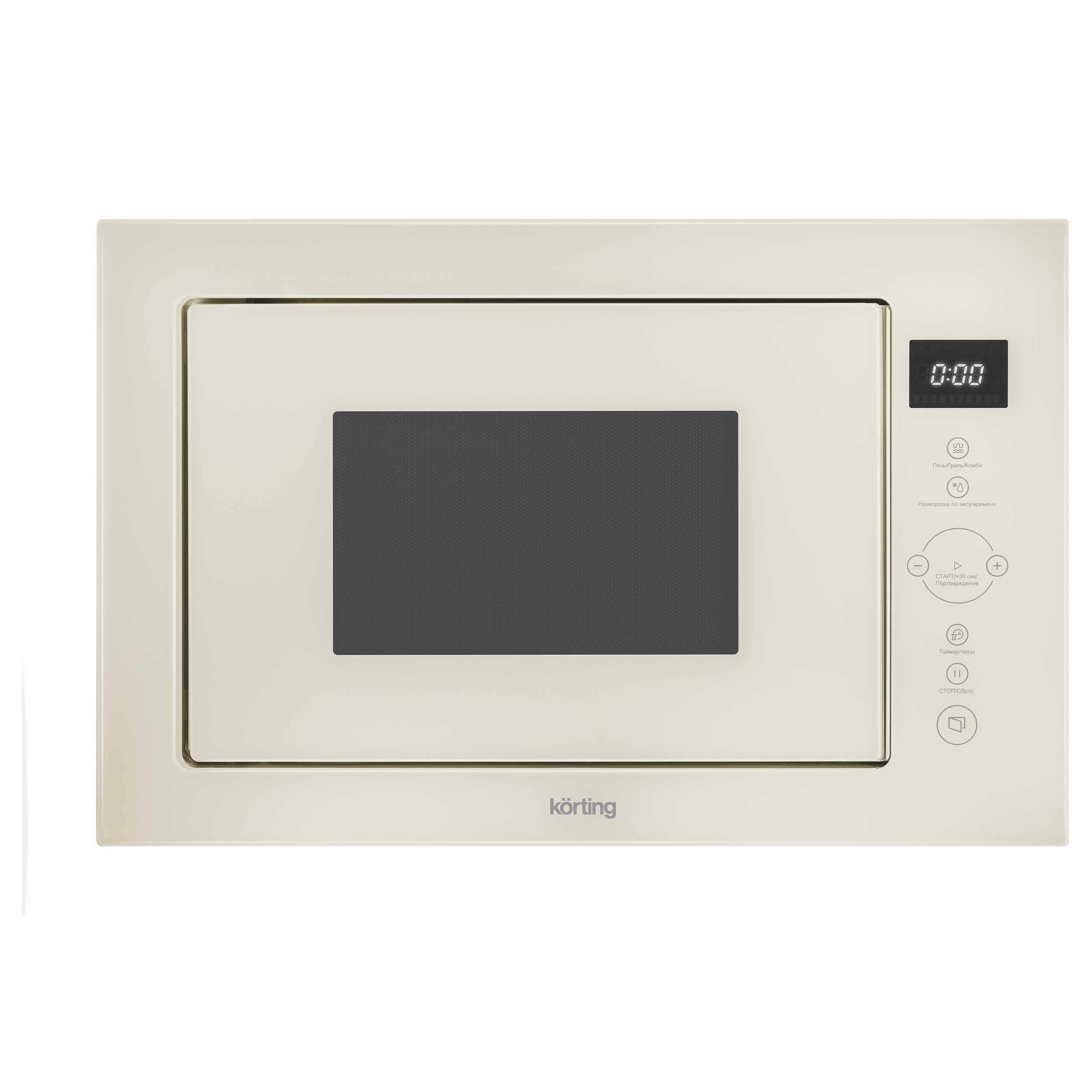 Встраиваемая микроволновая печь Korting KMI 825 TGB - фотография