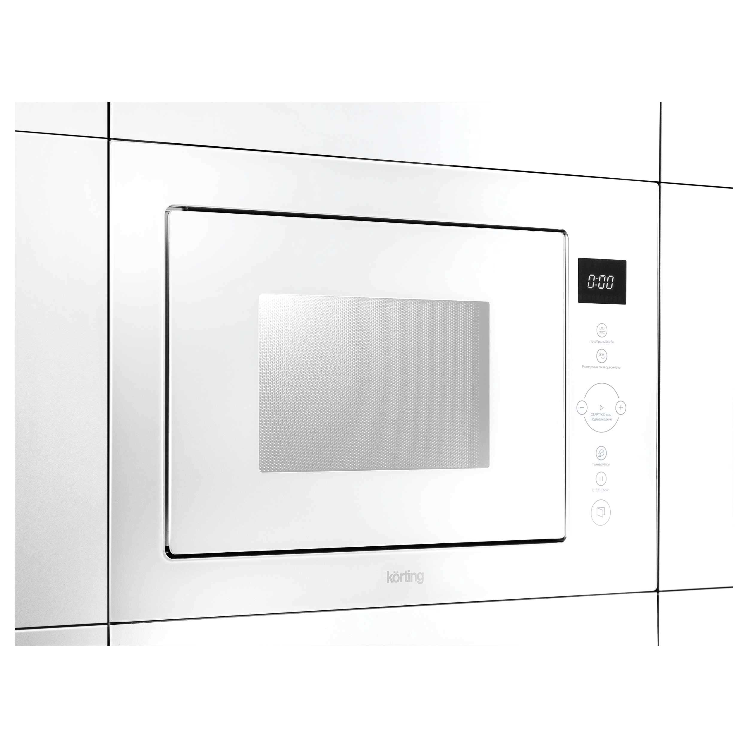 Встраиваемая микроволновая печь Korting KMI 825 TGW - фото 2