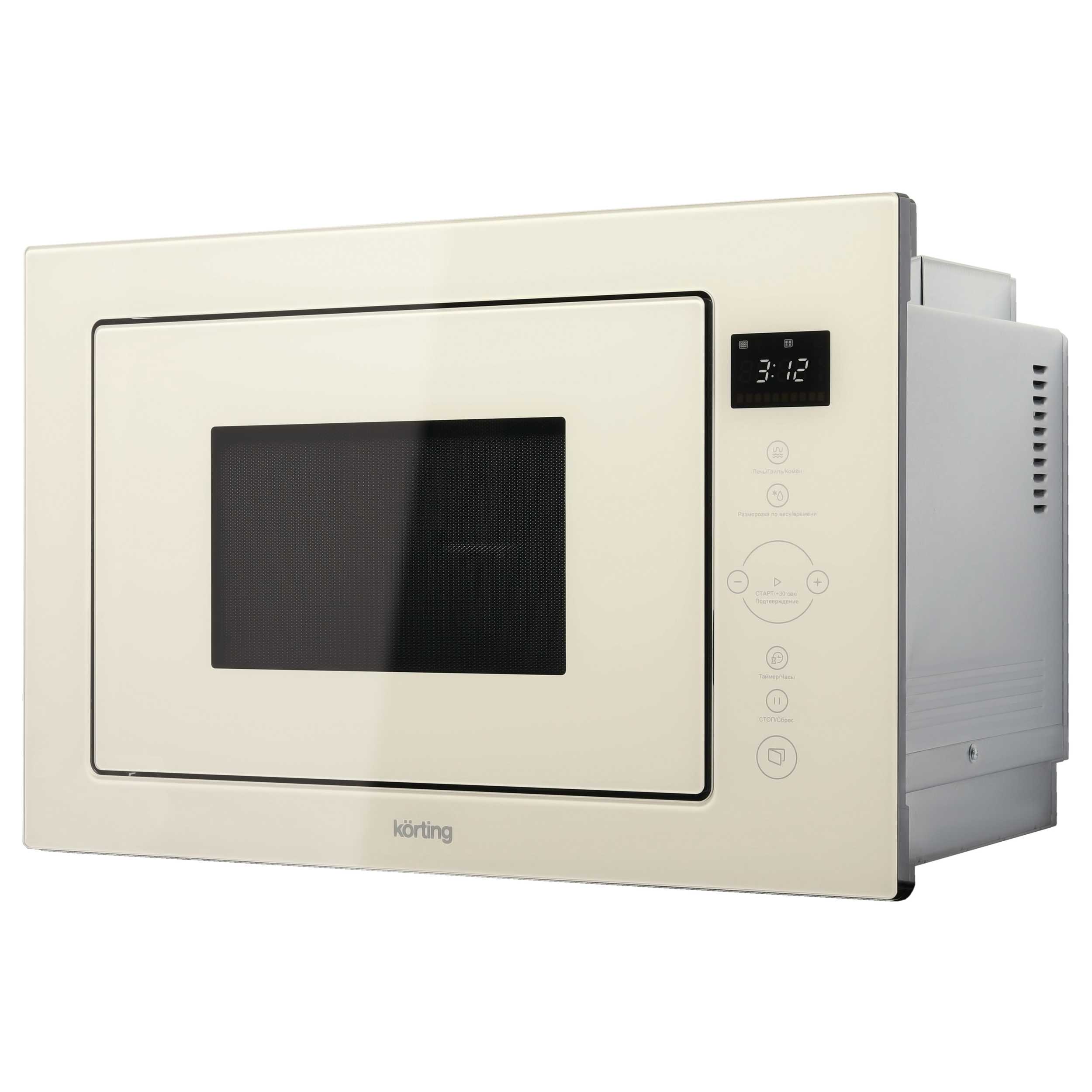 Встраиваемая микроволновая печь Korting KMI 825 TGB - фото 2
