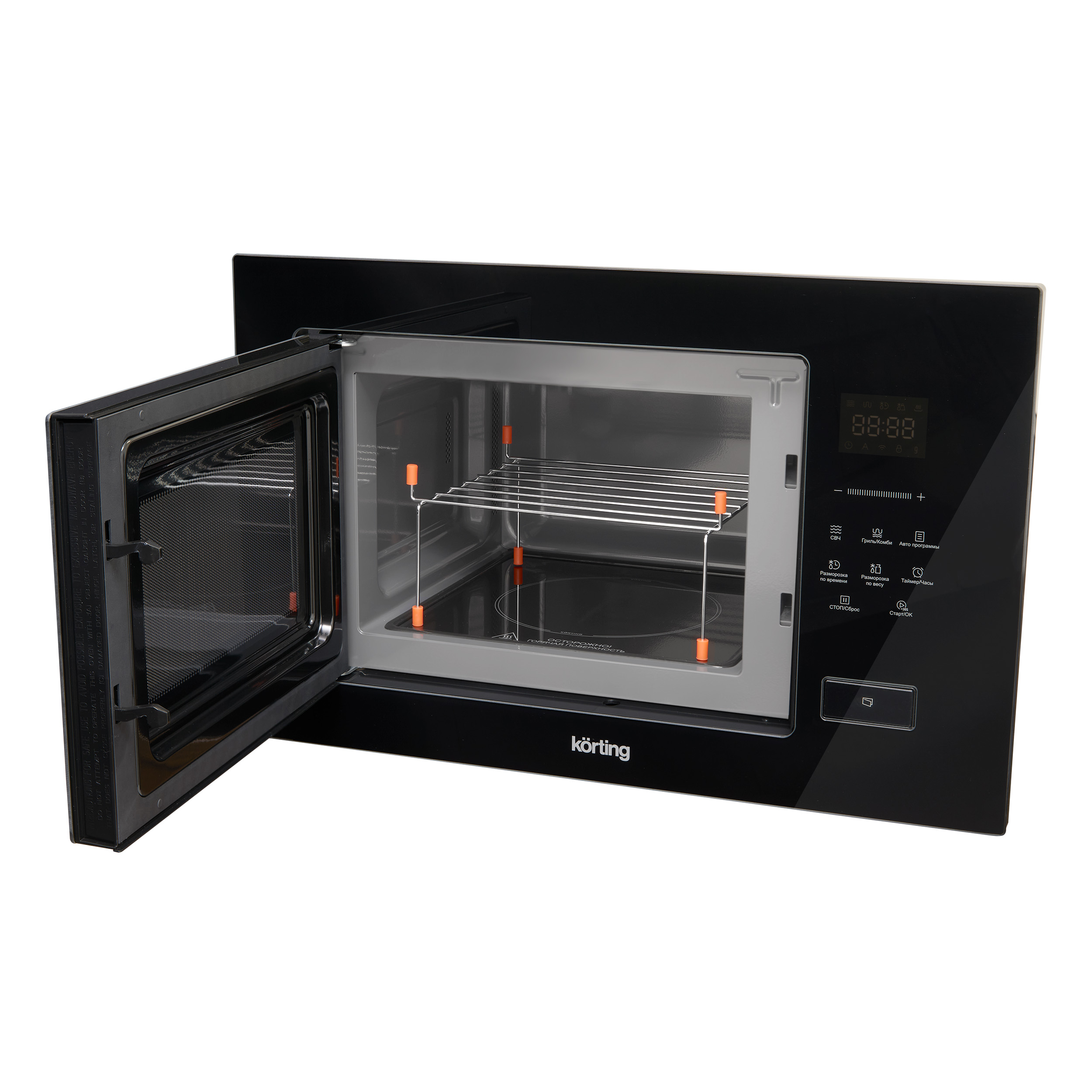 Встраиваемая микроволновая печь Korting KMI 827 GN - фото 4